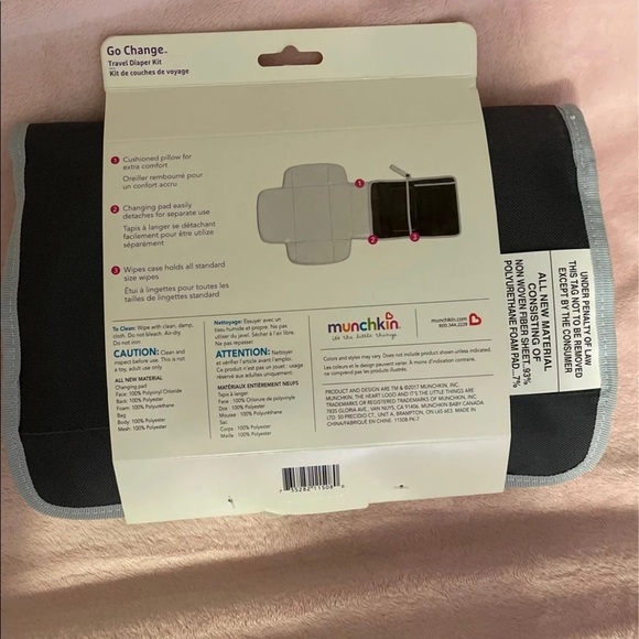 Munchkin travel diaper kit - Picture 2 of 2